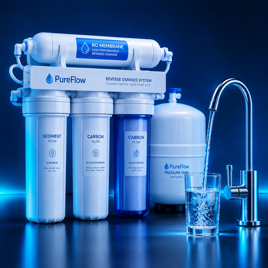 Reverse osmosis drinking water system