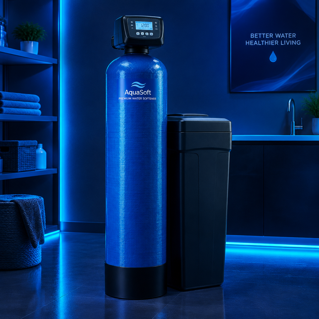 Whole-home water softener system